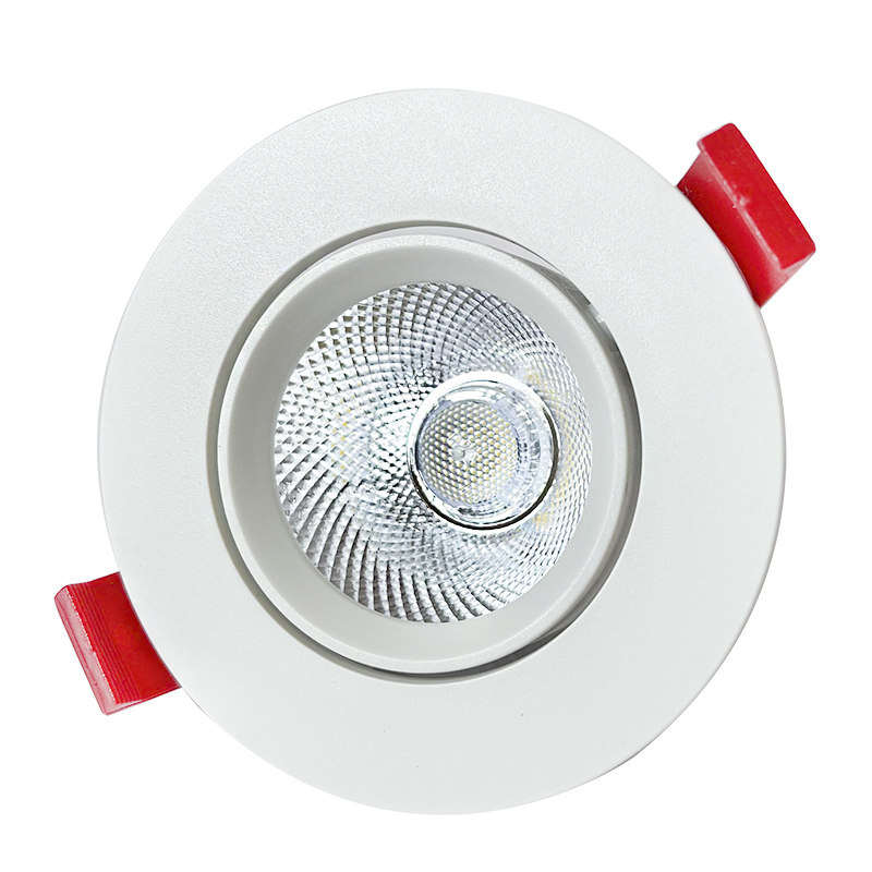 黑色射灯led嵌入式5W75mm开孔