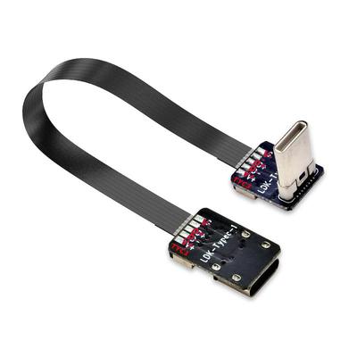 type-c延长线公对母弯头90度