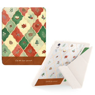 适用ipad保护套苹果平板pro11带笔槽10.2寸2022款air5/4防摔ipad9第十代防弯亚克力2021轻薄硬壳