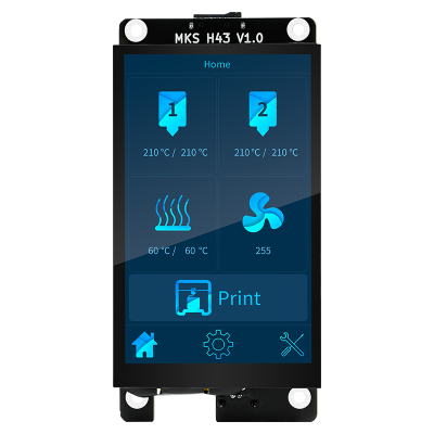 Makerbase MKS H43 智能显示控制器3d打印机零件4.3寸IPS LCD