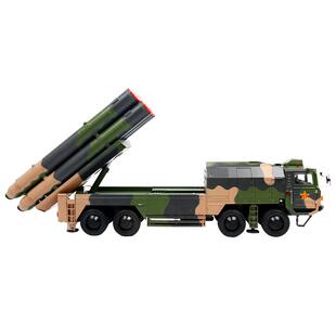 特尔博1:32红旗19地空导弹车模型合金仿真 红旗19防空导弹模型