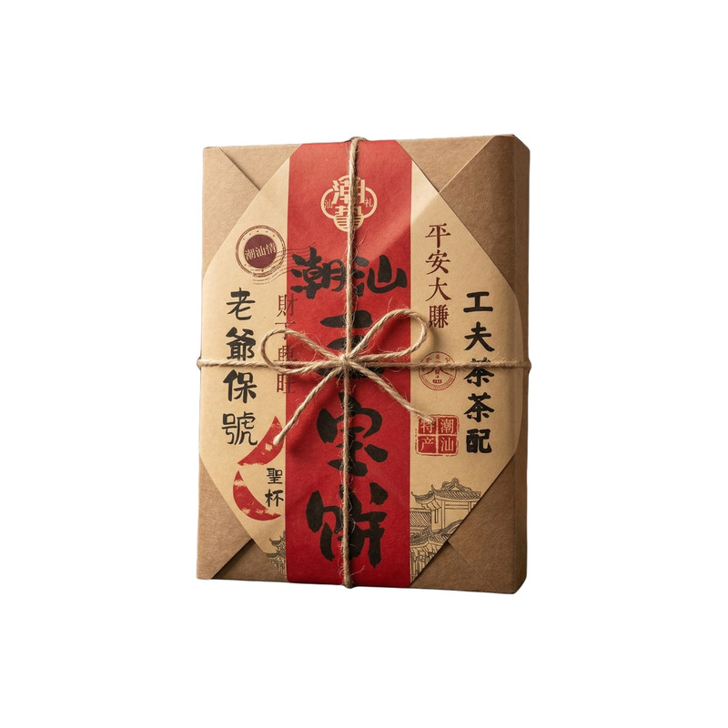 潮汕特产传统美食三宝饼伴手礼