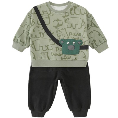 巴厘小猪春秋男童两件套