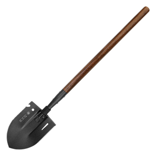 为之卫守望者多功能工兵铲户外铁锹车载露营铲加长青冈木碳化手柄