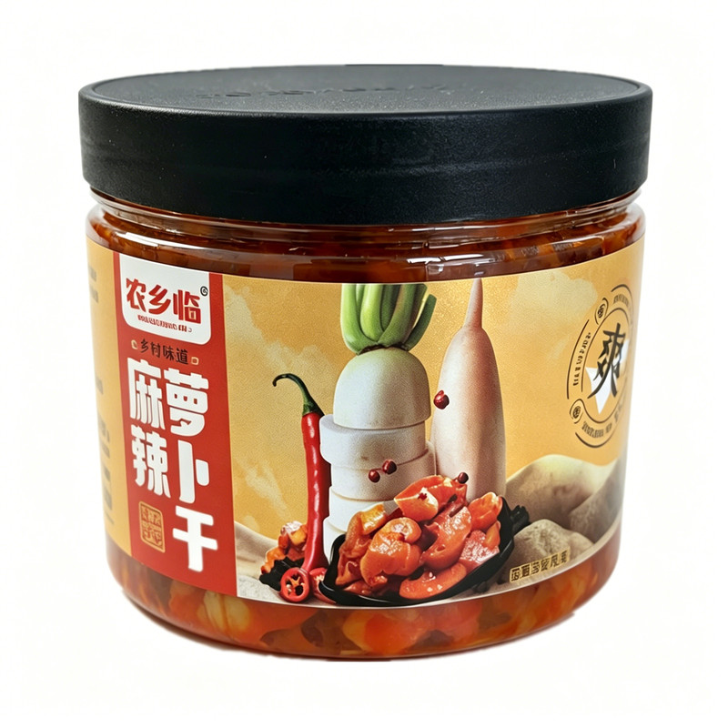 农乡临麻辣嘎嘣脆萝卜即食萝卜干