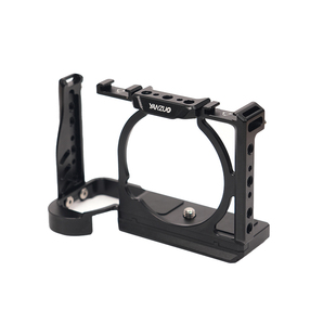 颜左 适用索尼A6700相机兔笼配件视频摄影直播拍摄麦克风拓展微单相机金属保护框sony相机兔笼yanzuo摄影器材