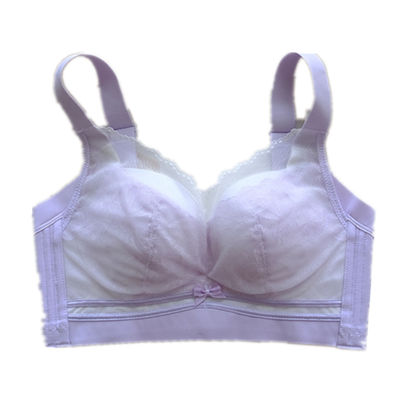 无钢圈乳胶棉聚拢小胸中厚文胸