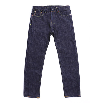 红风 修身直筒牛仔裤男重磅511拉链版阿美咔叽原色赤耳丹宁长裤