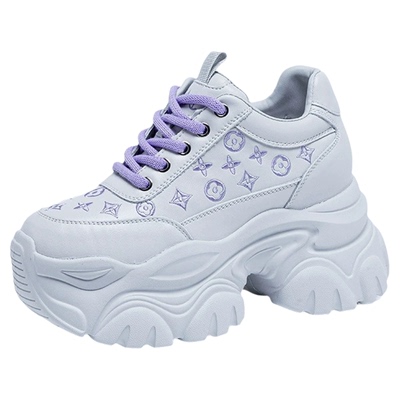 真皮欧货厚底老爹鞋女款休闲鞋