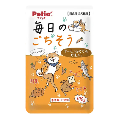 日本Petio狗狗零食柴犬湿粮包