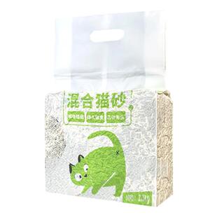 【强除臭】快乐时光豆腐猫砂无尘膨润土混合颗粒去尿味抑菌18.4斤
