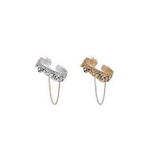 SUMIYAKI美式复古链条戒指男女 精致纹路细节感满满 百搭精致对戒