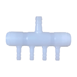 增氧机配件增氧泵分流器氧气泵分气排塑料分头冲氧机氧气管分流器