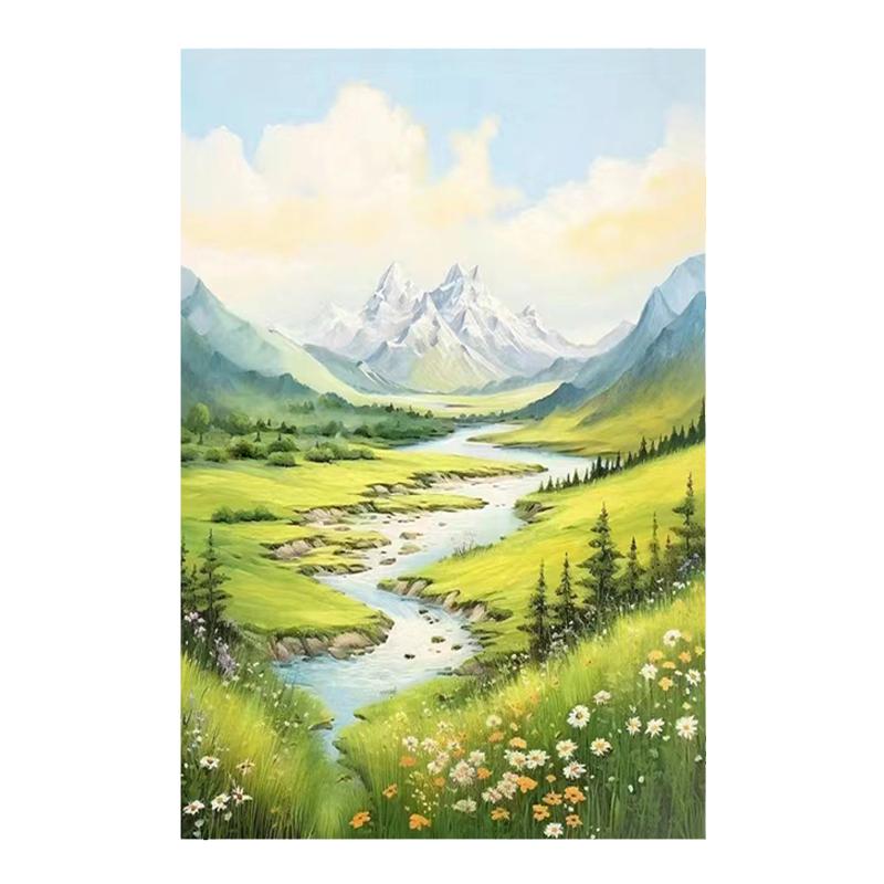 白鹿艺术大芬村手绘油画印象挂画