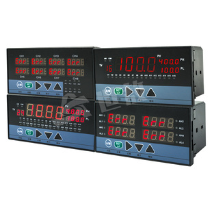 4-32多路巡检智能显示仪表数显温度报警温控器继电器变送表RS485