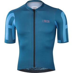 兰帕达高弹骑行服短袖上衣夏季透气速干男款自行车单车装备霞光