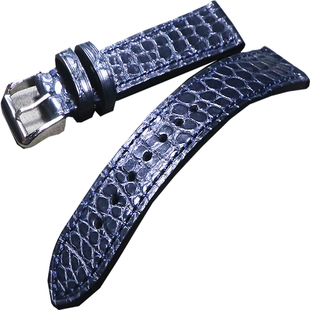 蝴蝶扣手工美洲鳄鱼皮表带16mm18mm19mm20mm21mm22mm鳄鱼真皮表带