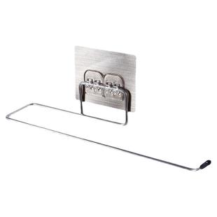 厨房收纳悬挂架宿舍卫生间卷纸置物浴室多功能免打孔壁挂式挂钩架