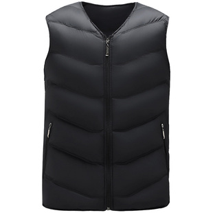 2025新款男士羽绒马甲冬季大码保暖背心中老年内穿轻薄羽绒服内胆