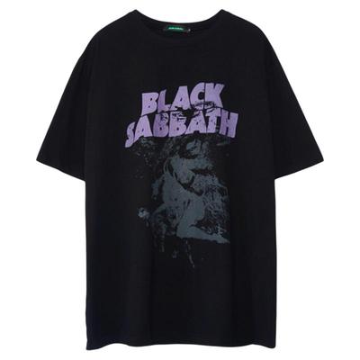 夏季潮牌高街纯棉印花短袖男女款