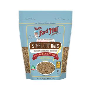 鲍勃红磨坊钢切燕麦片早餐营养代餐粥燕麦粥晚餐纯麦片谷物进口