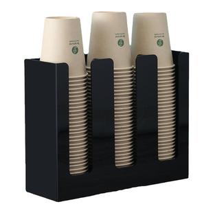 桌面纸杯架一次性杯子取杯器奶茶店收纳架亚克力咖啡杯架子置物架