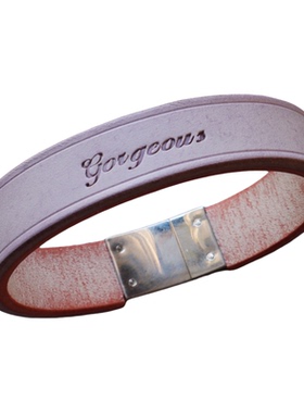 原创手工定制情侣手环真皮手环