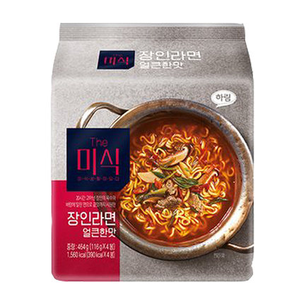 韩国江原道匠人拉面 韩国进口泡面方便面江源道拉面匠人辣味原味