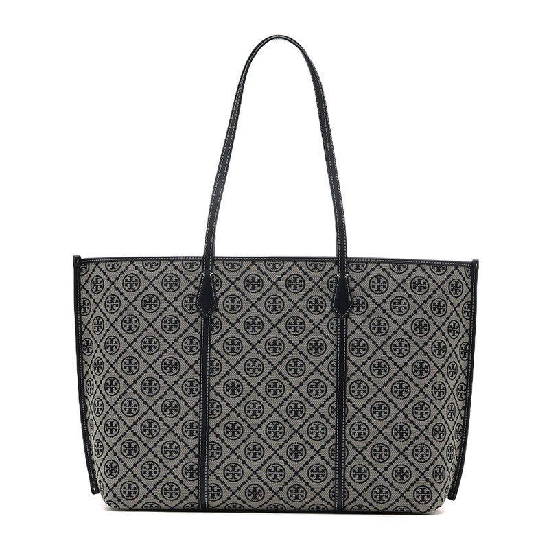 【自营】Tory Burch/汤丽柏琦女士T字母托特包购物袋手提单肩包