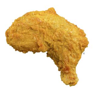 仿真炸鸡腿手枪腿模型德克士咔滋脆皮模型仿真菜品模型定制道具