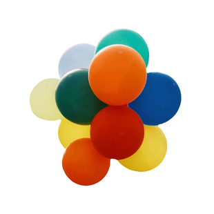 户外草地马卡龙气球加厚儿童无毒生日布置场景装饰周岁拍照道具