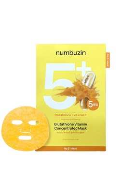 numbuzin数字面膜3号5号补水保湿收敛毛孔紧致细腻韩国oliveyoung