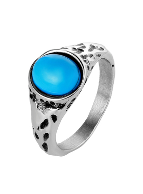 男女钛钢冷淡风高级感食指环戒指