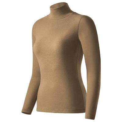 简云加厚加绒半高领打底衫女