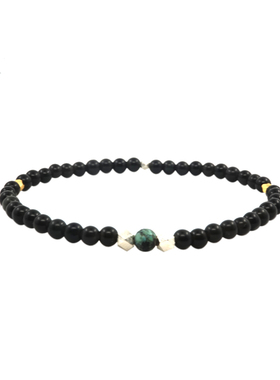 pohier/宝喜儿黑曜石玛瑙手串