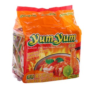 泰国进口 yumyum养养牌冬阴功方便面70g*5包酸辣虾味浓汤速食泡面