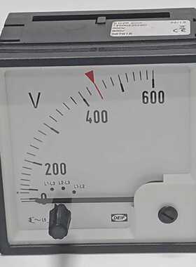 全新 DEIF EQ96-sw4 3 测量交流电压表 0-600V 90 指针偏转