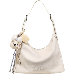 新年礼物TOUTOU托特包hobo软皮腋下包大容量通勤百搭斜挎饺子包女