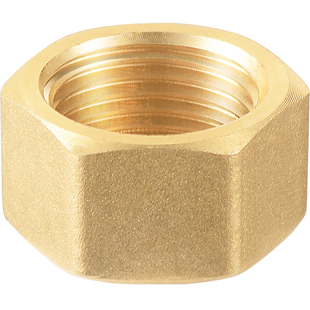 特厚不锈钢水管堵头外丝4分铜堵帽内牙6分堵塞头子角阀水龙头闷头