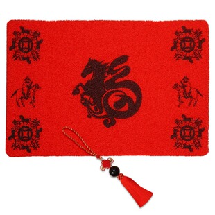 麦玲玲吉庆堂贵人临门-门挂地毡组合人际平安大门挂饰客厅门脚垫