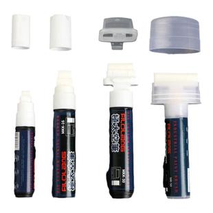 日式空壳马克笔宽头加粗美术涂鸦空笔壳底涂笔家具描金笔空白笔管可加墨油漆大容量加粗圆头记号笔白板笔笔杆