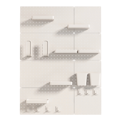 洞洞墙上置物架朴昂碳钢