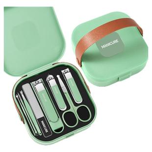 2025新款指甲剪刀挖耳勺套装家用防飞溅指甲钳男修甲工具便携