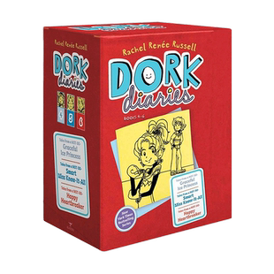 英文原版 Dork Diaries Box Set Books 4-6 多克日记 4-6 英文版 进口英语原版书籍儿童外文书
