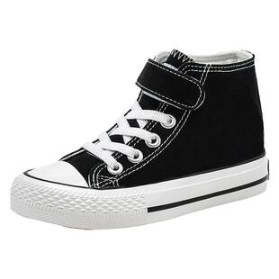 回力童鞋2025春秋新款高帮儿童帆布鞋男童鞋女童休闲潮鞋透气板鞋