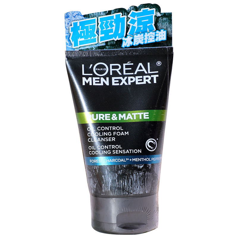 薄荷洗面乳泡沫欧莱雅所有肌肤