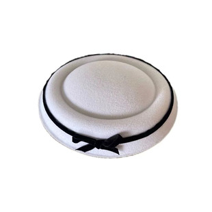 日系辣妹黑白丝绒蝴蝶结小礼帽赫本英伦海军风水手帽子jk少女配饰