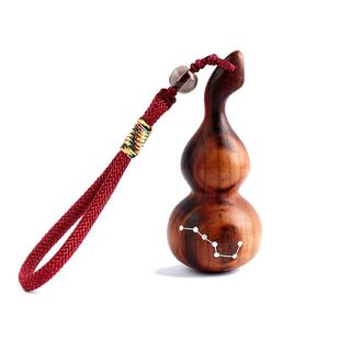 野生红心真正宗纯桃木葫芦挂件小天然汽车内挂件随身雷击原木刻