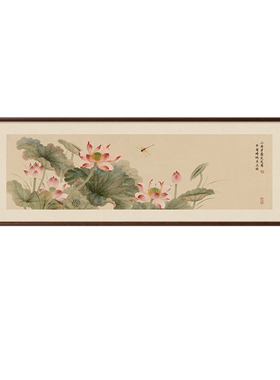 【宋氏美学】荷花图客厅装饰画