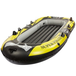 皮划艇充气船橡皮艇加厚折叠钓鱼船户外耐磨儿童水上小渔船气垫船